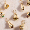 Flower Copper Rhinestones Electroplated Necklace