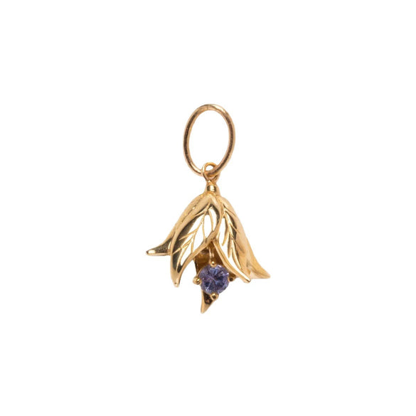 Flower Copper Rhinestones Electroplated Necklace