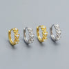 Flower Earrings 925 Silver Ins Style Electroplated