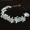 Flower Pearl Hair Band Hair Accessories Acrylic Material