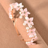 Flower Pearl Hair Band Hair Accessories Acrylic Material