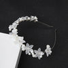 Flower Pearl Hair Band Hair Accessories Acrylic Material