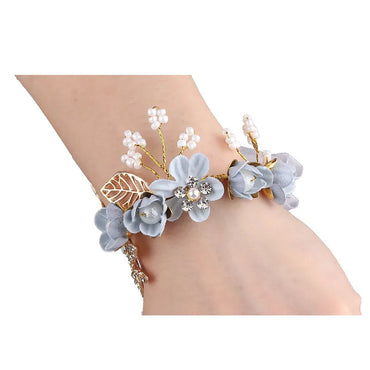 Bride Bridesmaid Wedding Fairy Style Wrist Flower