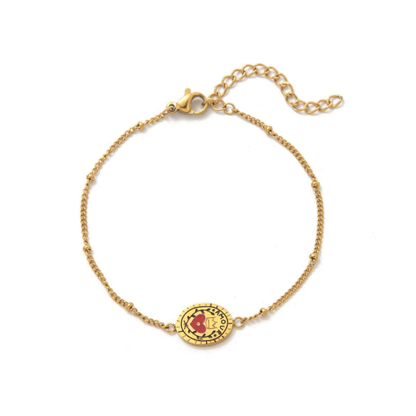 Flower Series Titanium Steel Jewelry With Electroplated Retro Exquisite Necklace And Bracelet For Women