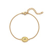 Flower Series Titanium Steel Retro Exquisite Electroplated Jewelry Necklace Bracelet For Women