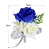 Wedding Bride And Groom Wrist Flower Corsage Simulation Flower Jewelry