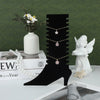 Folding Jewelry Rack Flannel Portrait Splicing For Necklace Anklet Pendant Display