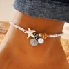 Foot Chain Plastic Resin Animal Zodiac Style Bohemian Vacation Soft Pottery Pendant Multilayer Elastic