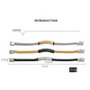 Foreign Trade Men'S Business Stainless Steel Bracelet Couple DIY Gift Engraving Bracelets Personalized Bracelet