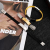 Foreign Trade Men'S Business Stainless Steel Bracelet Couple DIY Gift Engraving Bracelets Personalized Bracelet