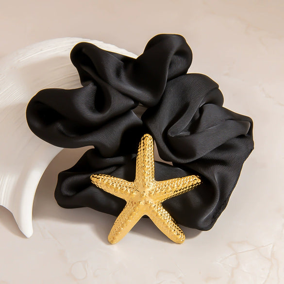 Forged Hair Band Pendant With Large Flower Ocean Series Simple Ball Design