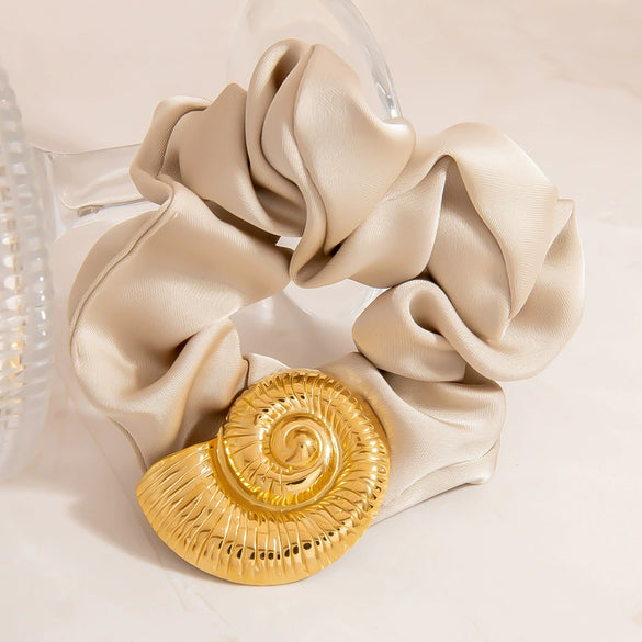 Forged Hair Band Pendant With Large Flower Ocean Series Simple Ball Design