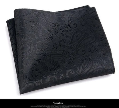 Formal Paisley Polyester Unisex Pocket Square 1 Piece