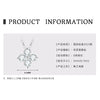 Fragrant Style Classic Fourleaf Clover Women's Earrings Moissanite S925 Sterling Silver 18K Gold Plated