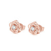Fragrant Style Classic Fourleaf Clover Women's Earrings Moissanite S925 Sterling Silver 18K Gold Plated