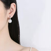 French Retro Imitation Pearl Women's Earrings With U Shaped Design Set With Pearls