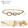 French Style Modern Style Classic Style Love Round Square Rhinestones Zircon Alloy Copper Wholesale Bangle