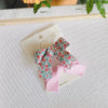 Fresh Floral Macaron Bow Cloth Duckbill Hair Clip Set Cartoon Character Side Bangs Hair Accessories For Girls And Children