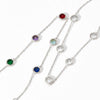Fresh Style Minimalist Geometric Zircon Stainless Steel Vacuum Plated Electroplated Women's Bracelet