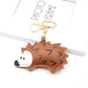 Freshbaked Cartoon Animal Keychain Pendant In Multicolor Pu Leather With Printing Of Little Bear Pig Small Animal