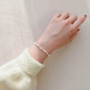 Freshwater Pearl Bracelet Alloy Material Baroque Rice Beads Women's Style