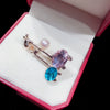 Freshwater Pearl Diecast Animal Natural Style Brooch With Electroplating