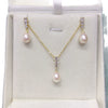 Freshwater Pearl Drop Shape Pendant Earrings
