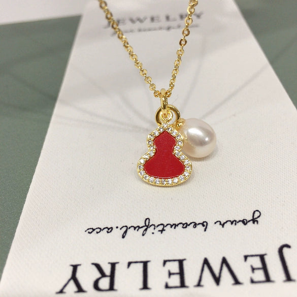 Freshwater Pearl Dropshaped Pendant Earrings And Necklace Set