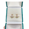 Freshwater Pearl Earrings For Women Oblate Natural Design