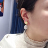 Freshwater Pearl Earrings S925 Sterling Silver 18K Goldfilled Alien Shaped Natural Baroque Pearl For Women
