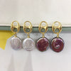 Freshwater Pearl Earrings S925 Sterling Silver Natural Specialshaped For Women