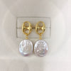 Freshwater Pearl Earrings S925 Sterling Silver Natural Specialshaped For Women