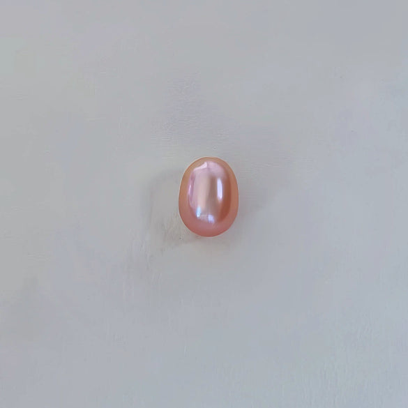 Freshwater Pearl Loose Rice Beads Halfhole Handmade Diy Bracelet Necklace Material
