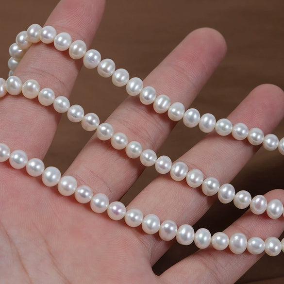 Freshwater Pearl Naked Stone Potatoshaped Beads Jewelry Material