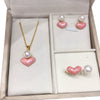 Freshwater Pearl Pendant Earring Ring Suit Jewelry