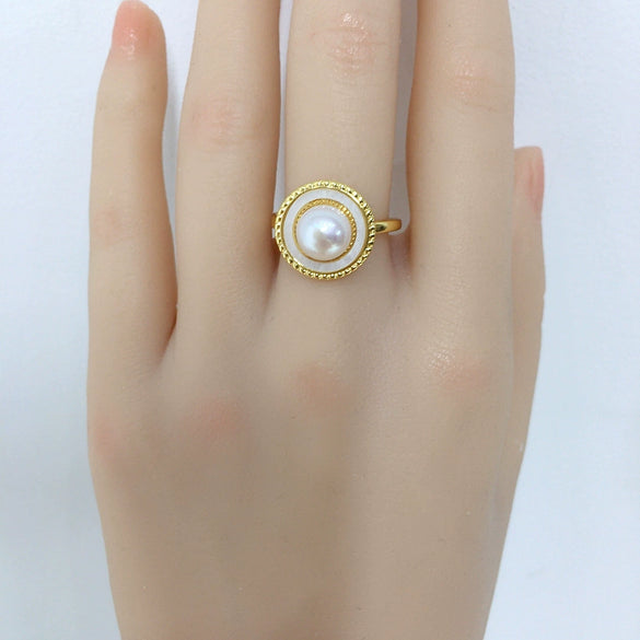 Freshwater Pearl Pendant Earring Set Highend Style