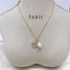 Freshwater Pearl Pendant Earrings With Fourleaf Clover Design And Motherofpearl From Natural Sea Shellfish