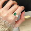 Freshwater Pearl Ring With Copper Natural Chalcedony Agate And Gourd Shape Fashion Style Jewelry