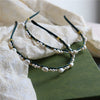 Freshwater Pearl Winding Hairband And Hairpin Set French Romantic Mori Style Women's Hair Accessory