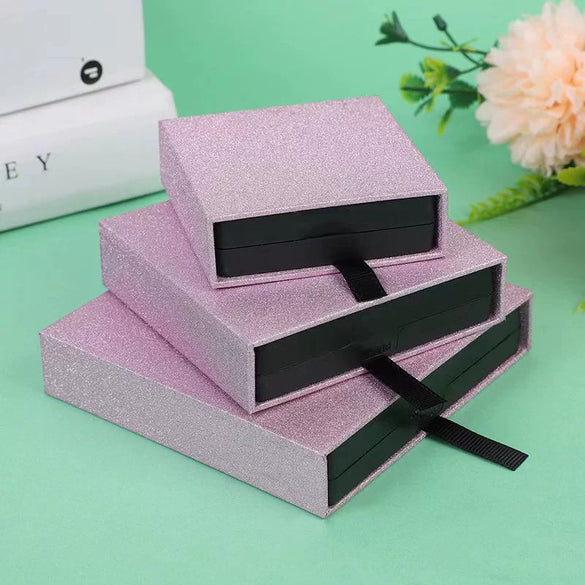 Frosted Jewelry Storage Drawer Box Made Of Paper And Cardboard
