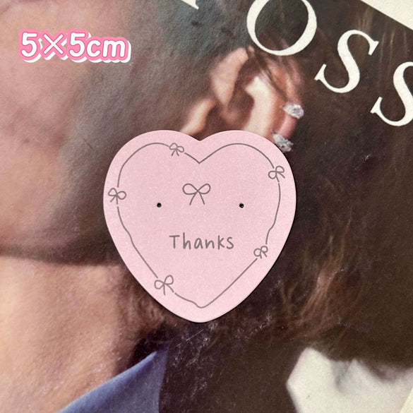 Frosted Luxury Earrings Necklaces Hair Accessories Clips Jewelry Cards Packaging Made Of Paper And Cardboard