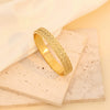 Frosted Stainless Steel Women's Personality Joker Bracelet With Electroplating