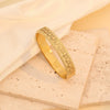 Frosted Stainless Steel Women's Personality Joker Bracelet With Electroplating