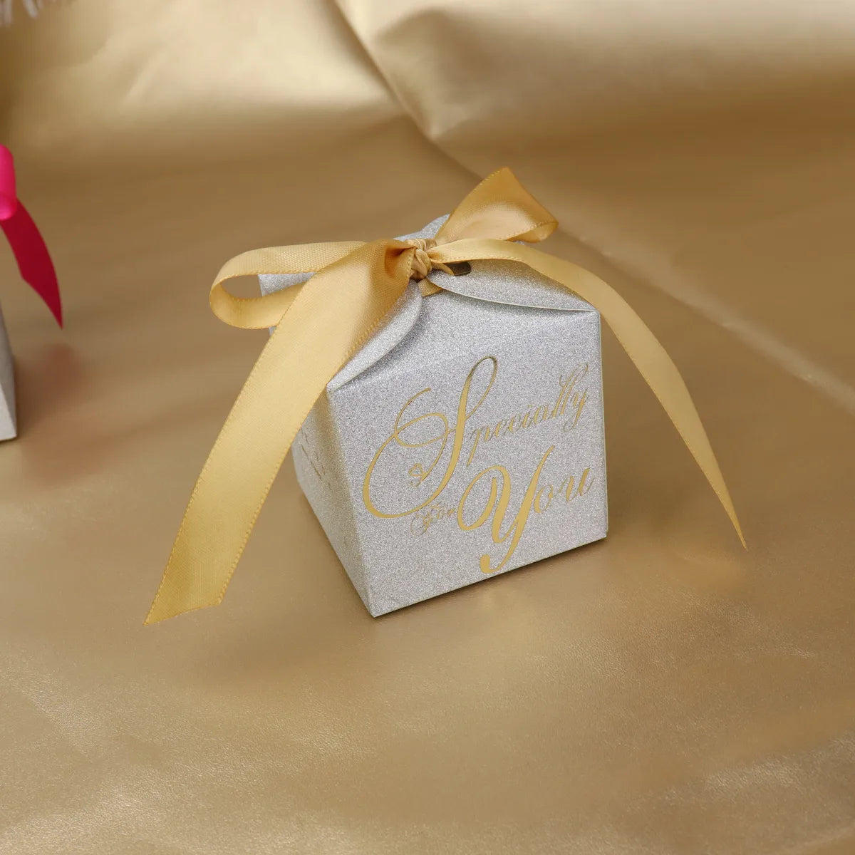 Frosted Wedding Gift Candy Box Wedding Candy Box Light Luxury High-Grade Silver Candy Fruit Carton Box