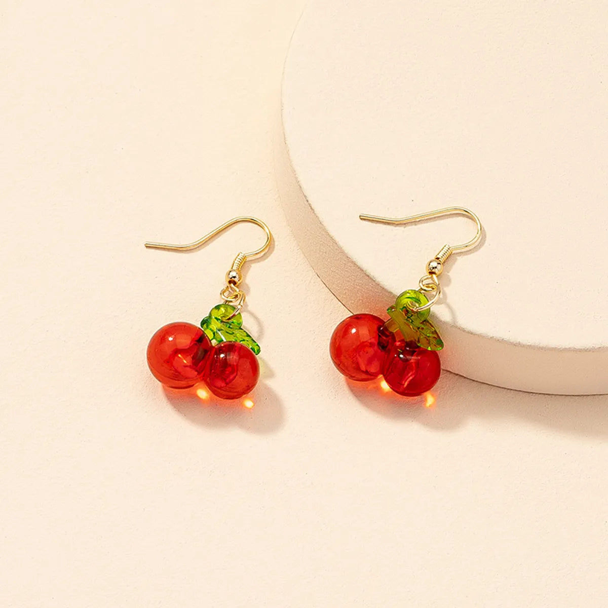 Fruit Cherry Earrings Cross-border Simple New Ear Jewelry Ear Hooks