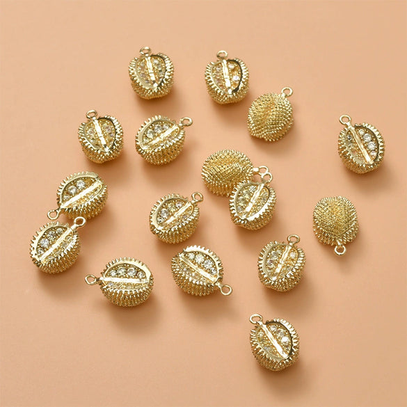 Fruit Pendant Jewelry Copper Material Electroplated Accessories For Earrings And Necklace