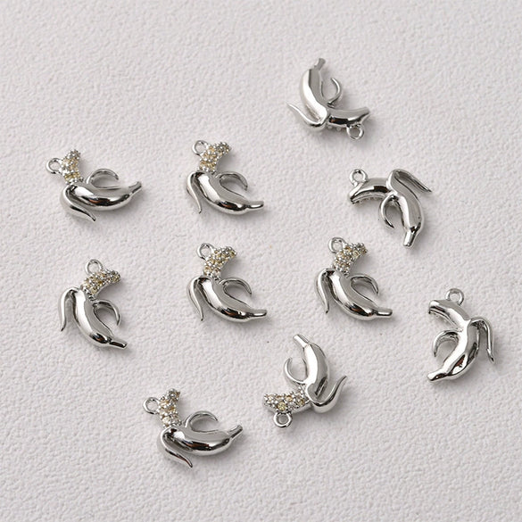 Fruit Pendant Jewelry Copper Material Electroplated Accessories For Earrings And Necklace