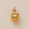 Fruit Pendant Stainless Steel Peach Strawberry Apple Furnace Vacuum Plated 18K Gold Color Diy Small Pendant