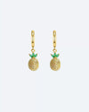 Fruit Series Copper Gold Electroplated Earrings