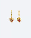 Fruit Series Copper Gold Electroplated Earrings